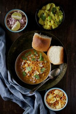  Misal Pav - Kokeile Tää Täyteläinen Vegetarinen Herkku Ei Kukaan Muu Olisi Että Mausta Ja Kuumaa Auringon Paistetta?